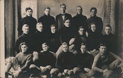 1908 Football Team Postcard