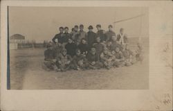 Early Football Team, circa 1906 Postcard Postcard Postcard