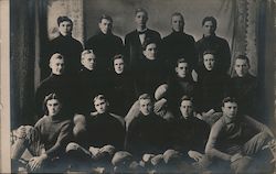 1908 Football Team Postcard Postcard Postcard