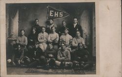 EHS Football team 1905 Postcard