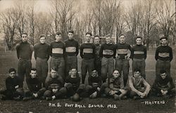 P.H.S Football Squad, 1913 Postcard