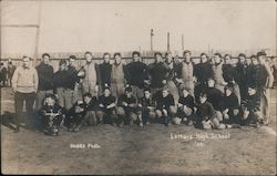 LeMars High School Footbal Team 1909 Postcard