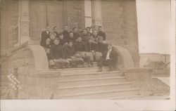 1911 Football Team Postcard