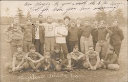 Shinglehouse Athletic Team Postcard