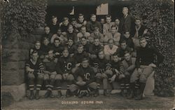 Cushing Academy Foot Ball Squad 1909 Postcard