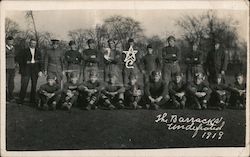 Columbus Barracks Football Team 1919, Fort Hayes Postcard