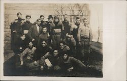University of Wisconsin 1907 Football Team Postcard