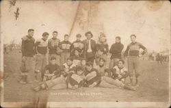 Chemawa Football Team Native Americans Postcard