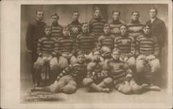 Hyde Park High School Football Team 1905 New York Postcard Postcard Postcard