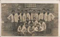 1910 Football Champions Postcard