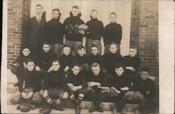 1916 MHS High School Football Team Postcard Postcard Postcard