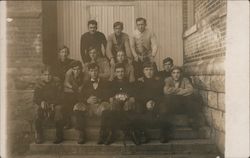 Football Team LOHS 1908 Postcard
