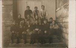 Football Team LOHS 1908 Lake Odessa, MI Postcard Postcard Postcard