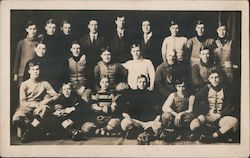 NCHS 1910 Football Team New Castle, PA Postcard Postcard Postcard