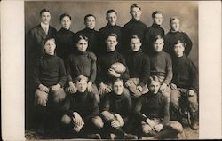 Waverly High School Football Team Postcard