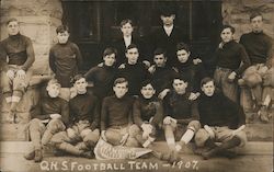QHS Football Team - 1907 Quincy? Postcard