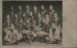 1910 "S.H.S." High School Football Team Postcard