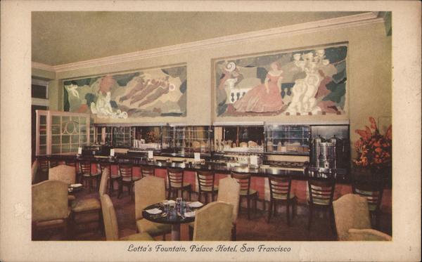 Lotta's Fountain, Palace Hotel San Francisco California