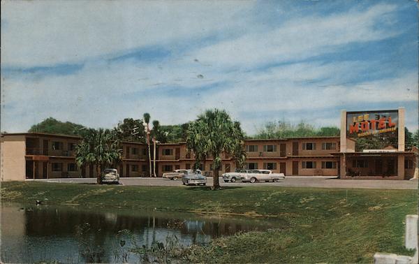 Lee Motel Leesburg, FL Postcard