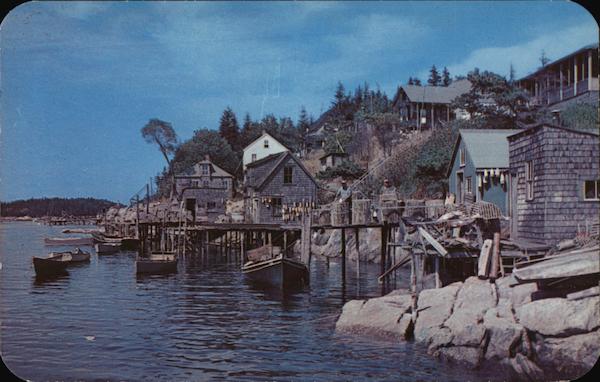 Fishing Village Near Sebasco Lodge and Cottages Sebasco Estates Maine