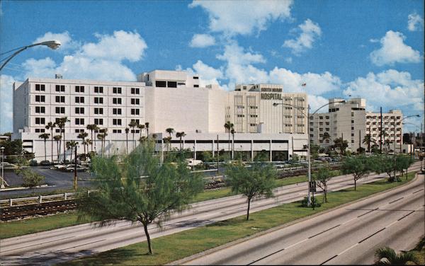 South Miami Hospital Florida Postcard