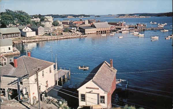 The Harbor and the Deer Island Thoroughfare Stonington Maine