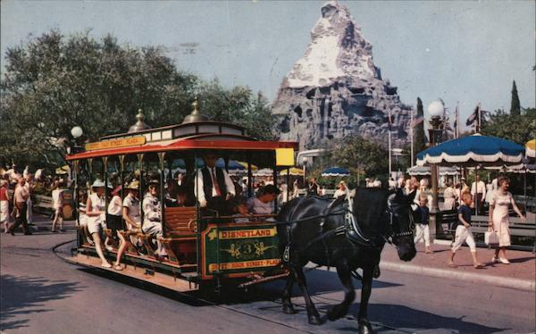 Horse-Drawn Streetcar - Disneyland Anaheim California