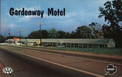 Gardenway Motel Postcard