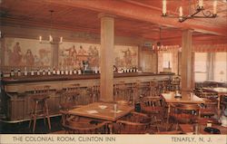 The Colonial Room, Clinton Inn Tenafly, NJ Postcard Postcard Postcard