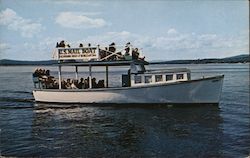 U.S. Mail Boat, Long Lake Maine Postcard