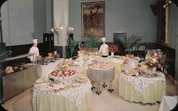Dining room of the Americus Hotel Postcard