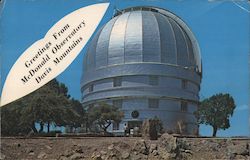 McDonald Observatory Fort Davis, TX Postcard Postcard Postcard