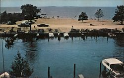 Crystal Beach Manor Yacht Basin on the Chesapeake Bay Postcard
