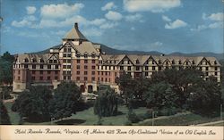 Hotel Roanoke and Motor Inn Postcard