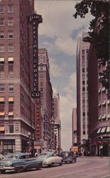 Glamour Canyon - West Seventh Street Postcard