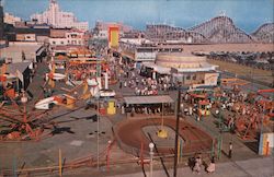 Nu-Pike and Virginia Park Amusement Zones Postcard