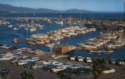 Overlooking the Yacht Harbor Santa Barbara, CA Postcard Postcard Postcard