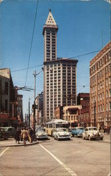 Looking North On Second Avenue Postcard