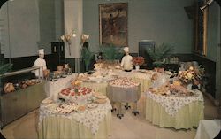 Dining room of the Americus Hotel Postcard