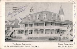 The Lenox Apartments, 7th St. and Atlantic Ave. Postcard