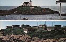 Little "A" Cottages Postcard