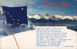 Alaska's Flag Anchorage, AK Postcard Postcard Postcard