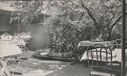 Brittany Coffee Shop and Garden Postcard