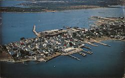 Air View of Stonington Borough Connecticut Postcard Postcard Postcard