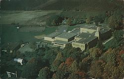 Air View of Central School Naples, NY Postcard Postcard Postcard