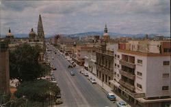 Avenue Alcalde from San Jose Park Guadalajara, Mexico Postcard Postcard Postcard