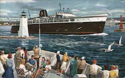 SS Badger Ferry Postcard