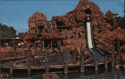 Calico Log Ride, Knott's Berry Farm Postcard