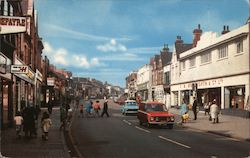 High Street Scunthorpe, England Lincolnshire Postcard Postcard Postcard