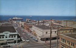 Bird's-eye View of Port Angeles Washington Postcard Postcard Postcard